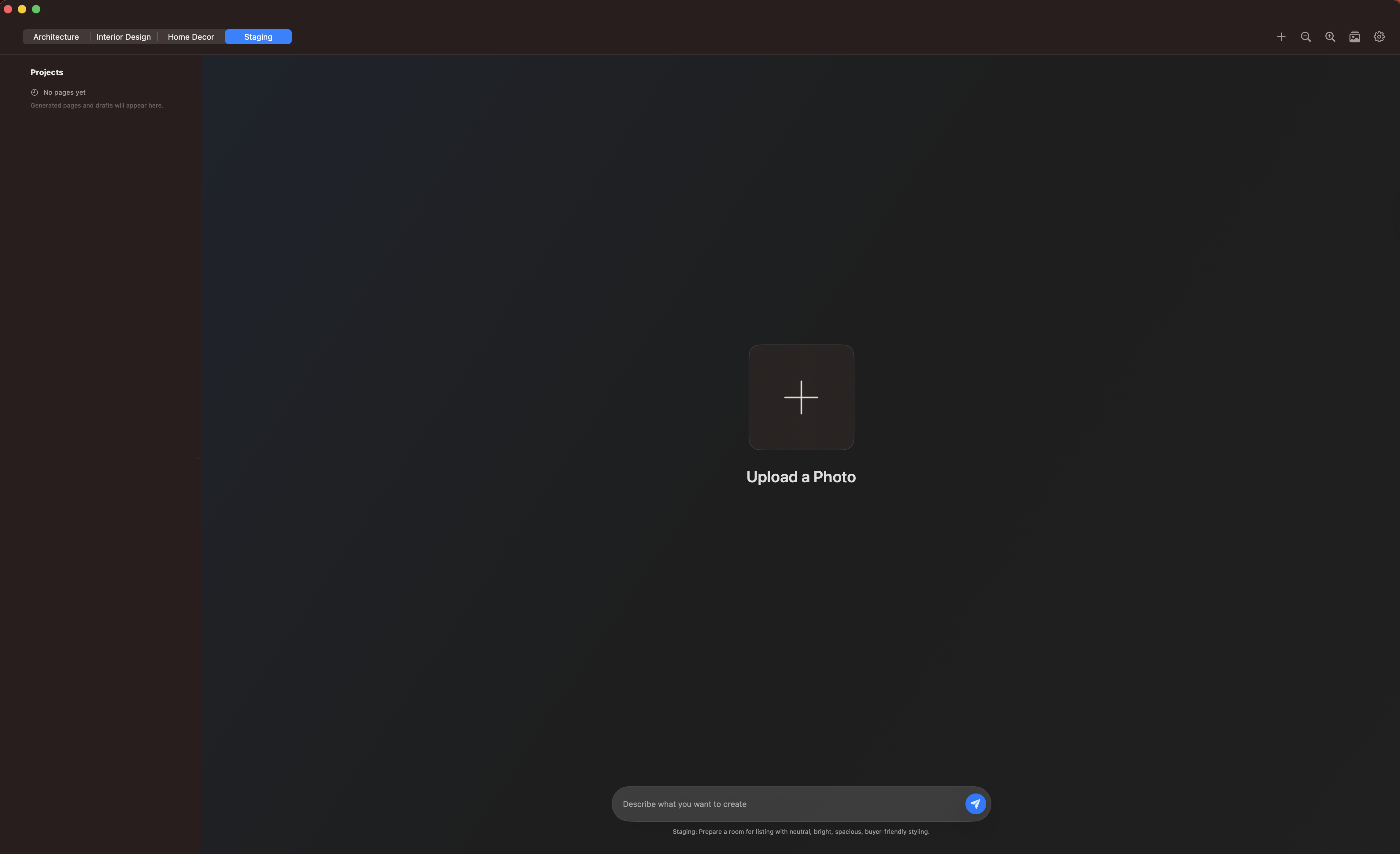 FrameForm Mac workspace screenshot
