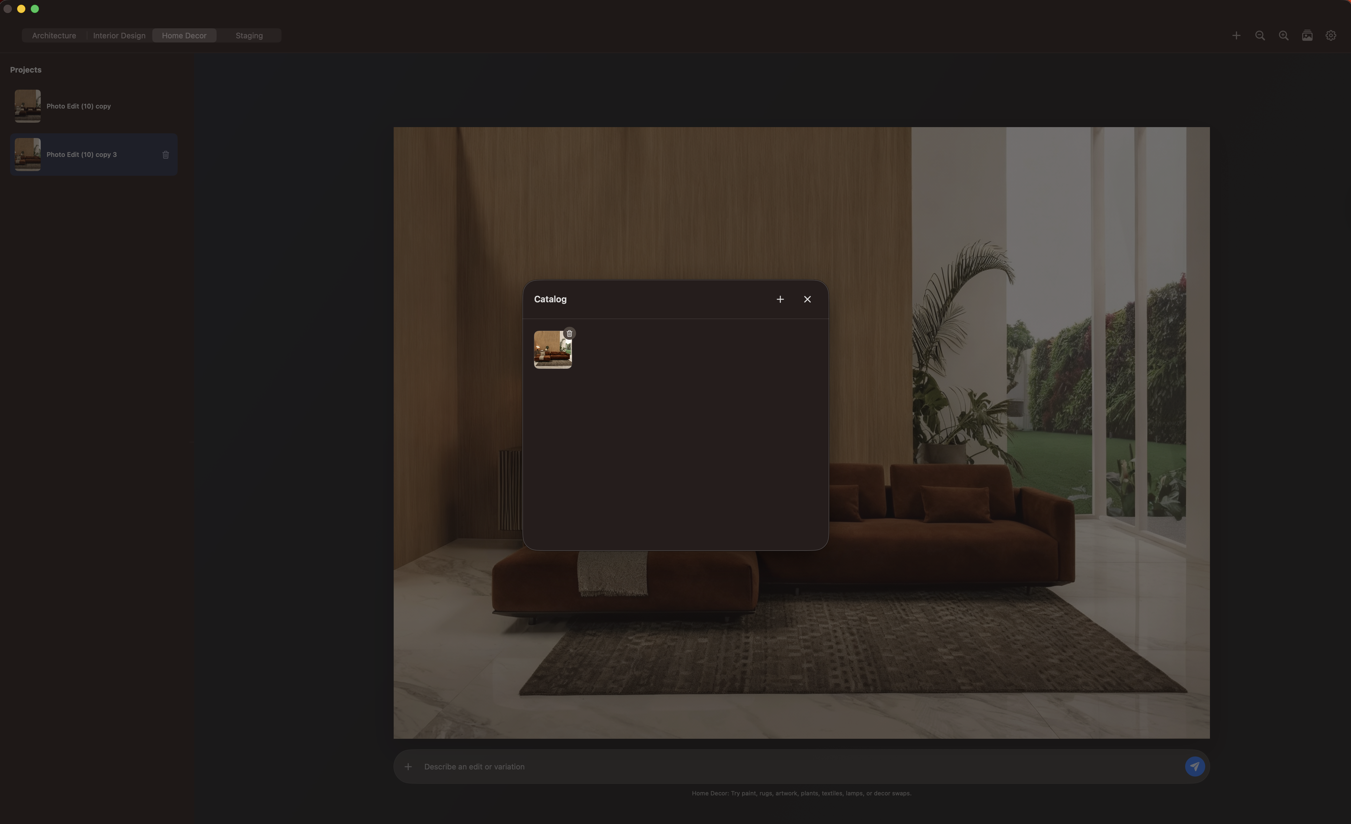 FrameForm Mac home decor screenshot