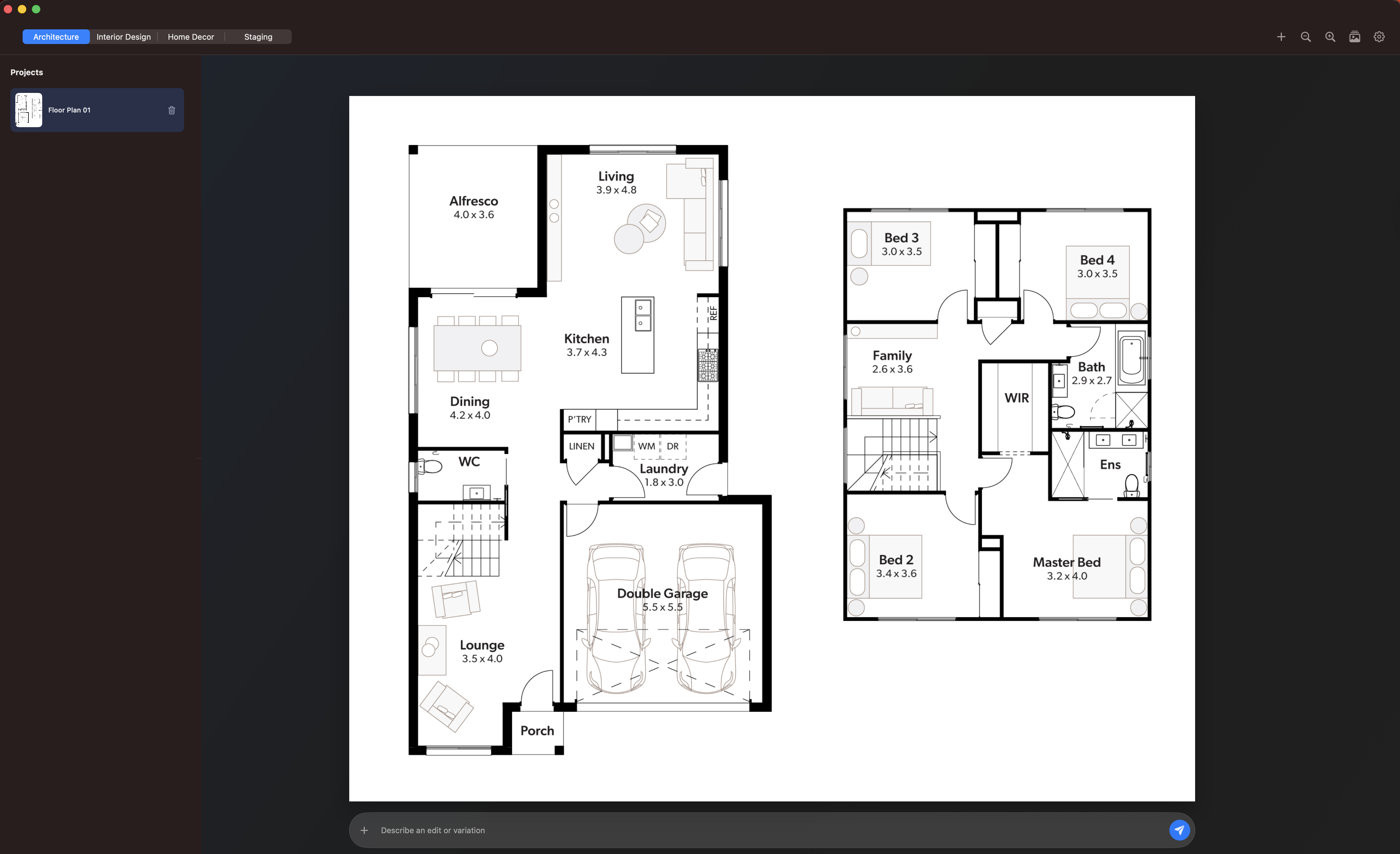 FrameForm Mac generated concept screenshot