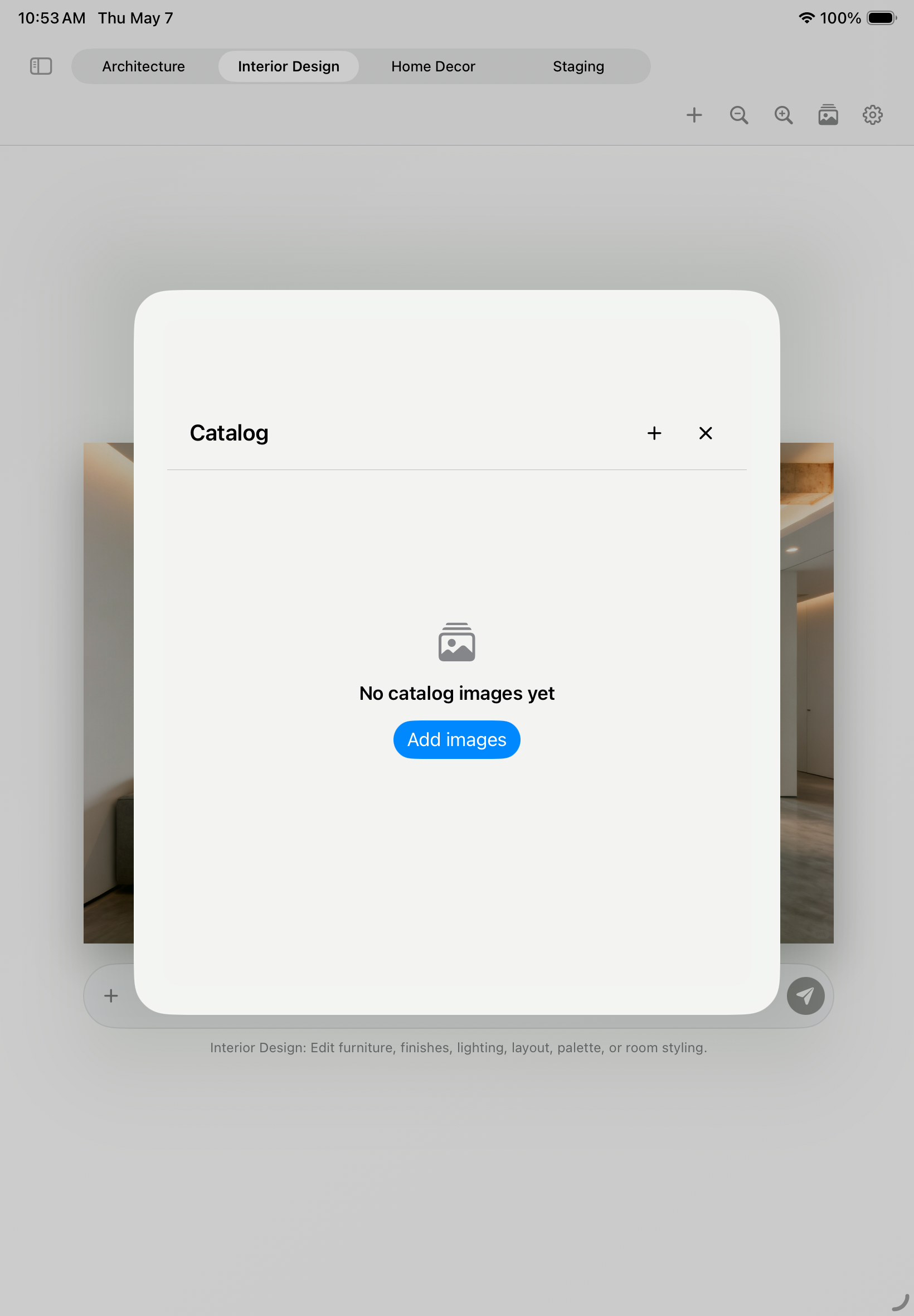 FrameForm iPad results screenshot